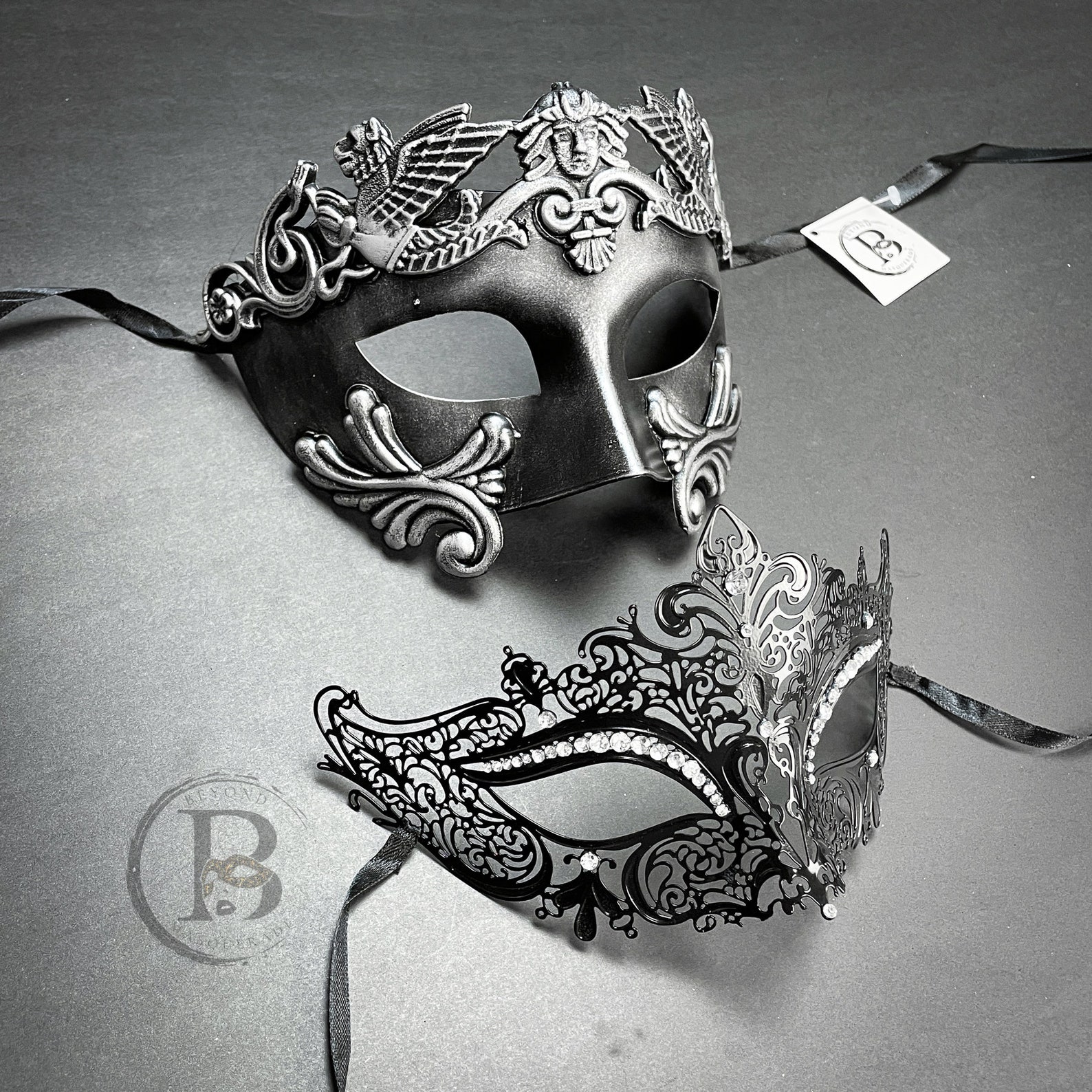 Couples Masquerade Mask Set Luxury Mask Couples Venetian Party Mask