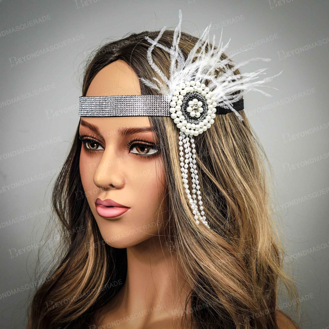 great gatsby themed headpiece