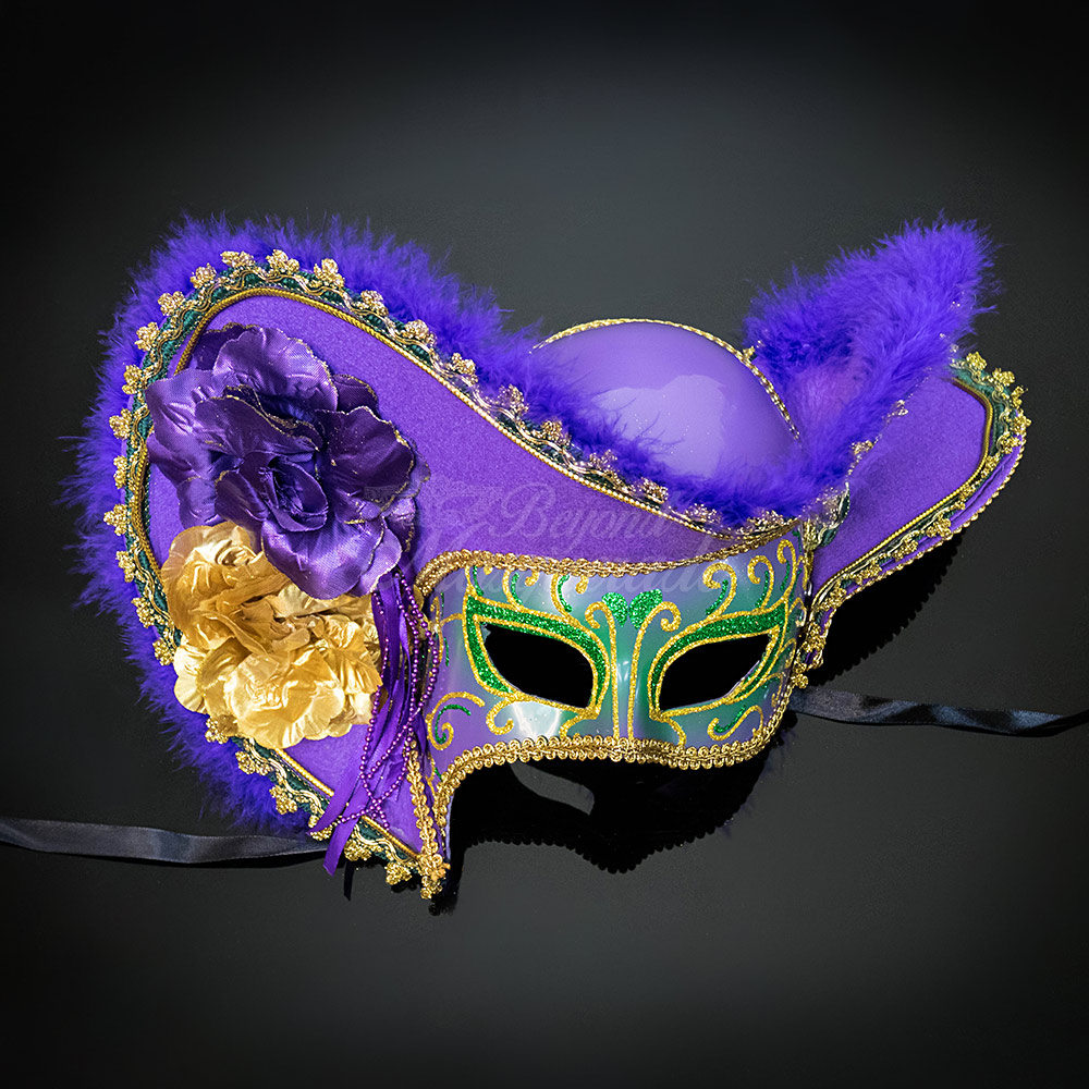 White Brand New Mardi Gras Masquerade Lady Pirate Mask White Brand New Mardi Gras Masquerade Lady Pirate Mask