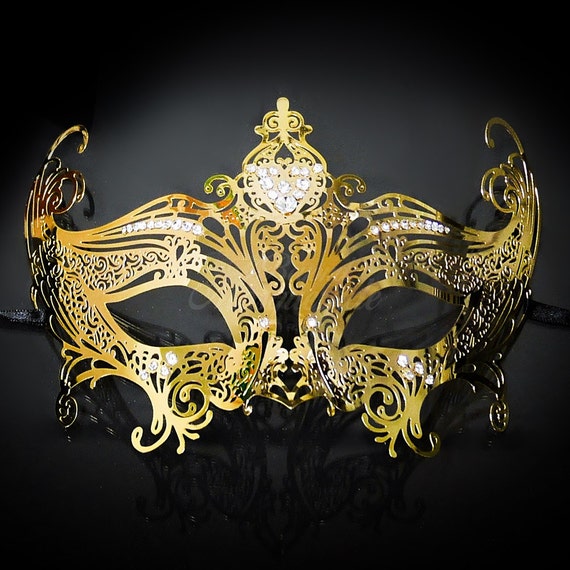 Gold Masquerade Mask - Masquerade Mask 