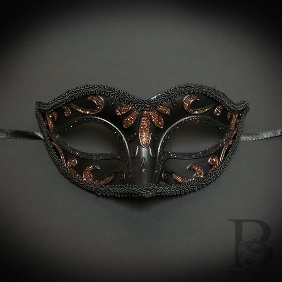 Mens Eye Mask Phantom of the Opera Venetian Minimalist Masquerade Mask Silver