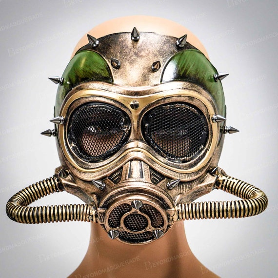 Steampunk Masquerade Mask Halloween Respirator Mask Gas Etsy