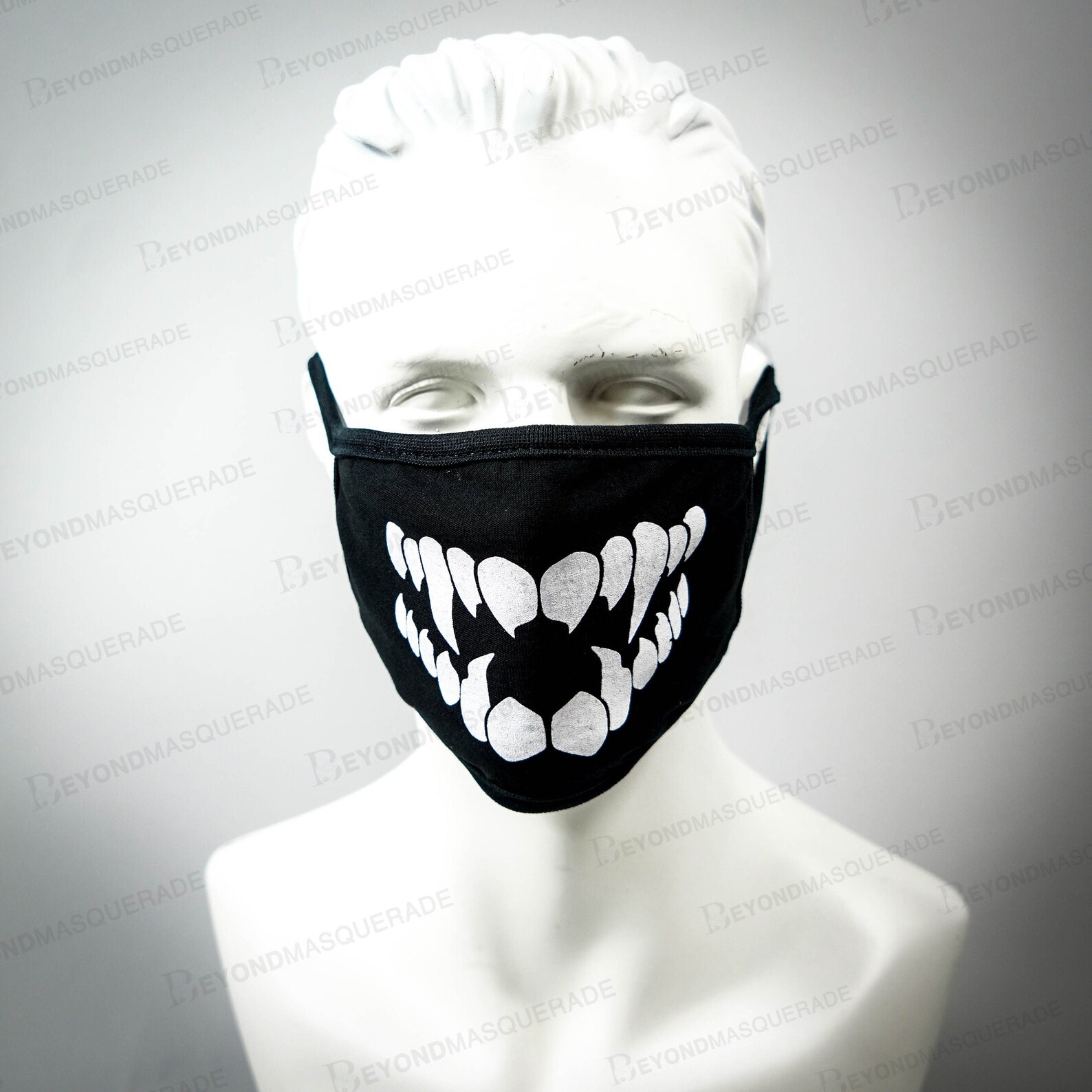 Teeth Face Mask Teeth Fangs Design Mask Fashion Dust Mask Etsy