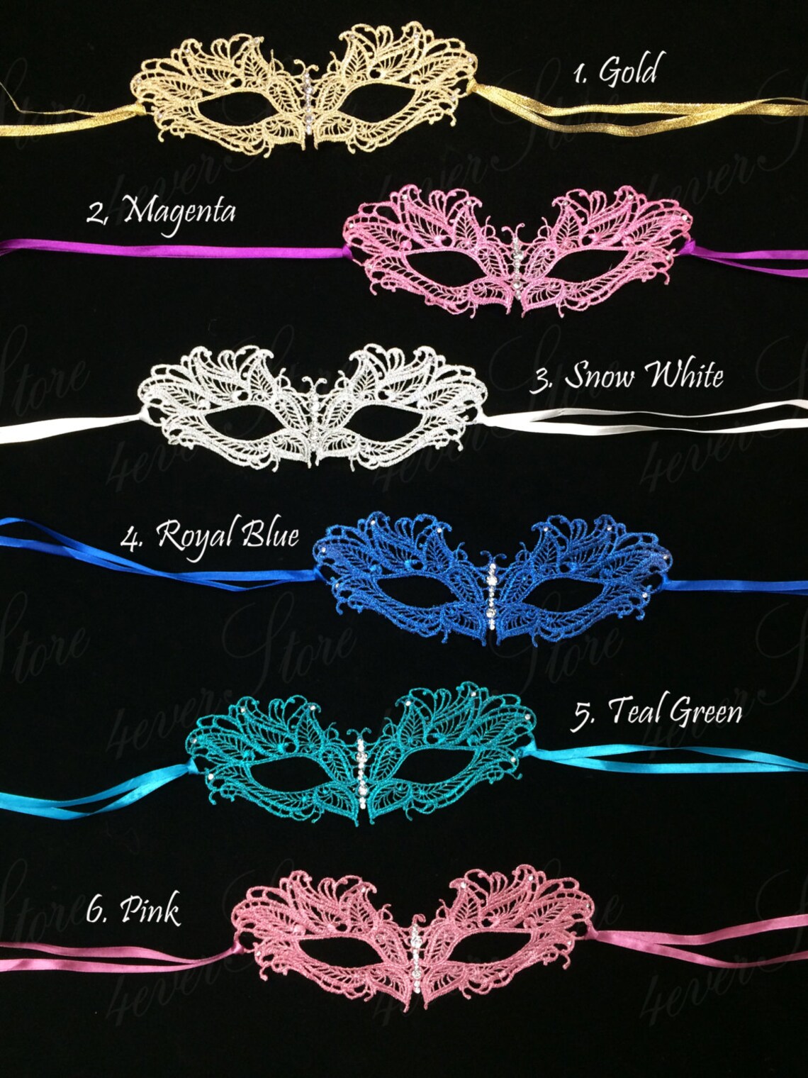Bachelorette Party Lace Masquerade Masks for Bachelorette Etsy