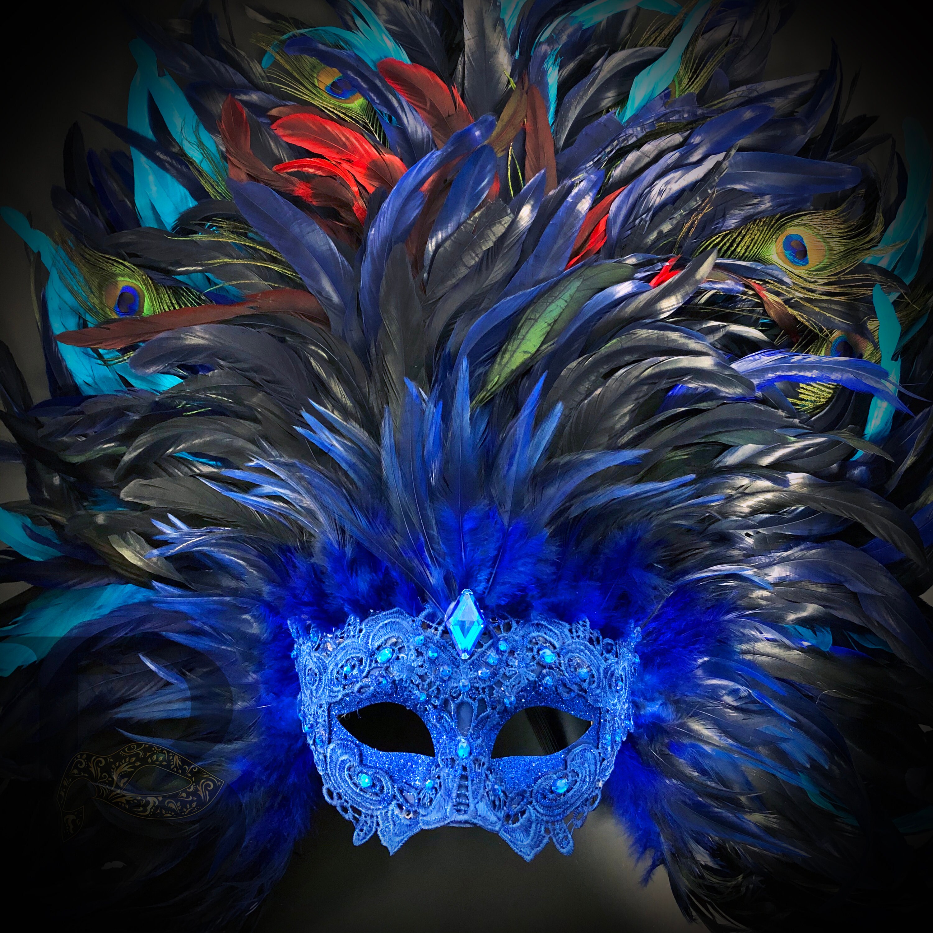 Carnival Masks With Feathers