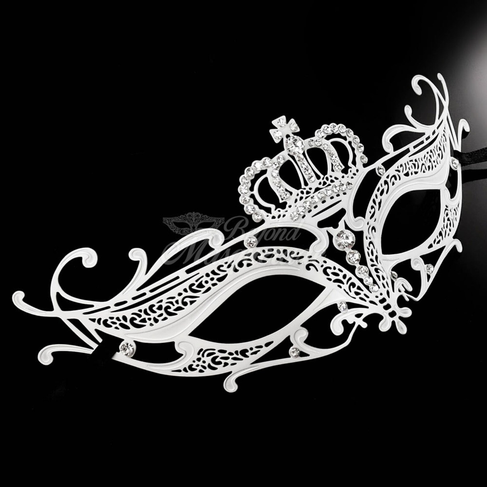 Masquerade Mask White Masquerade Mask Masquerade Ball Mask Etsy