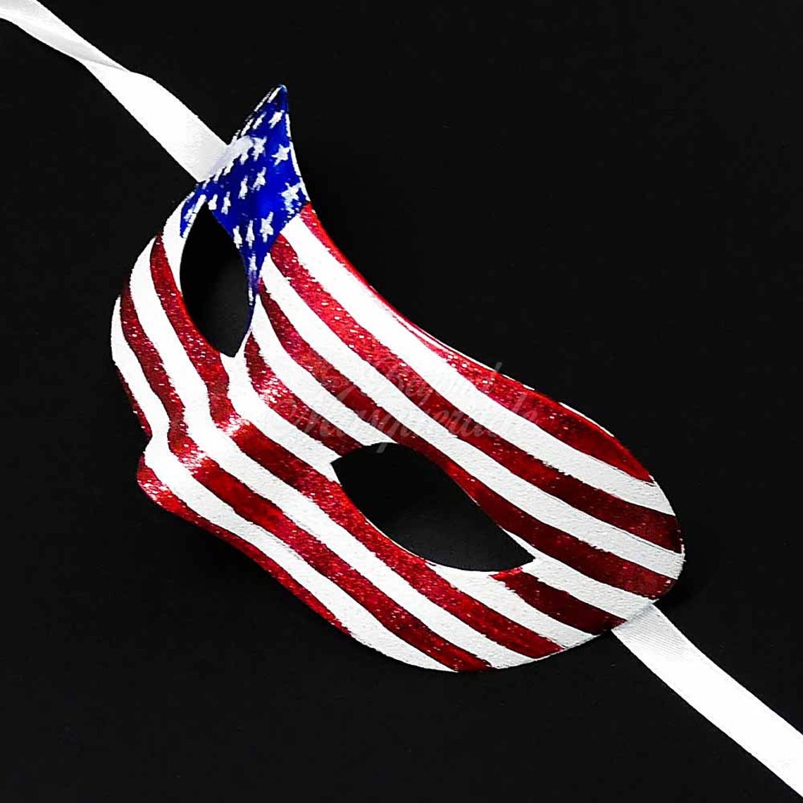 USA Masquerade Mask Flag of the United States Masquerade Ball Etsy