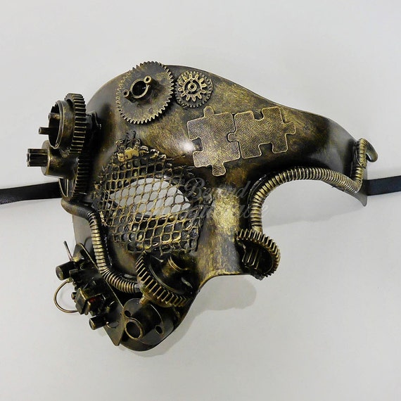 Battle Men/'s Steampunk Masquerade Mask A-2230-E