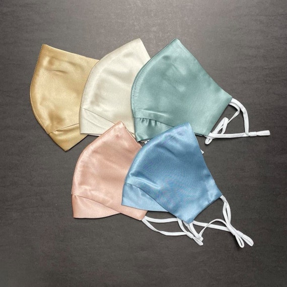 Mulberry Silk Masks With Nose Wire 100 Mulberry Silk Chin Etsy