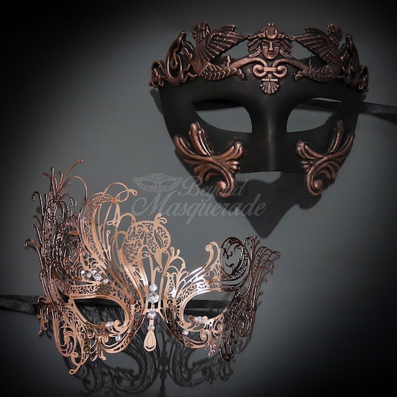 Couples Masquerade Masks His ☀ Hers ...