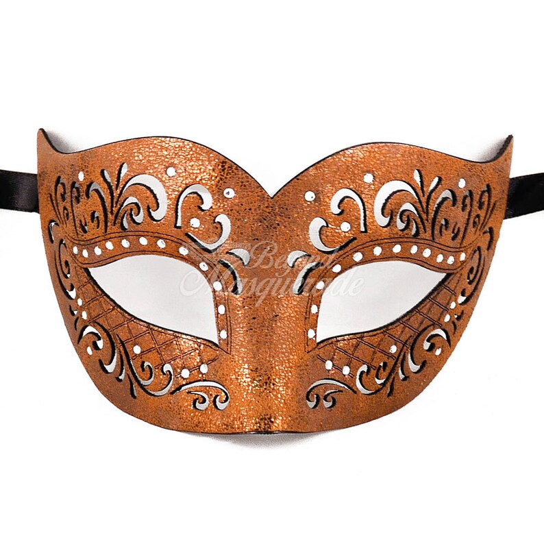 Mens Leather Masquerade Mask Masquerade Mask Leather Mask Etsy