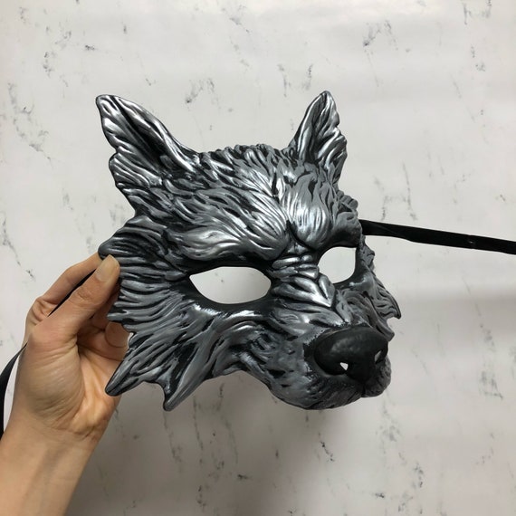 Wolf Halloween Haunted House Props Animal Masquerade Mask | Etsy