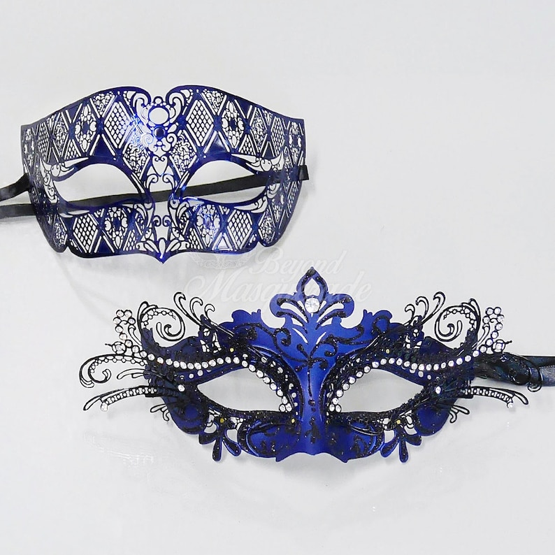 His & Hers Couples Masquerade Mask