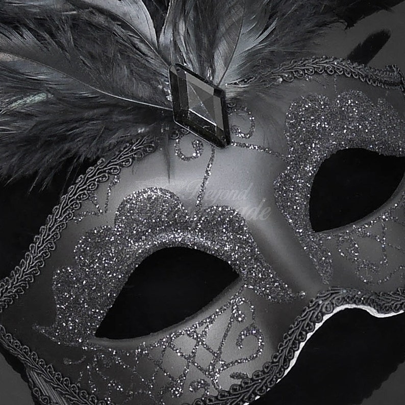 Masquerade Mask Black Masquerade Ball Handheld Stick Mask Mask with Handheld Stick Mardi Gras Masks Mardi Gras Mask