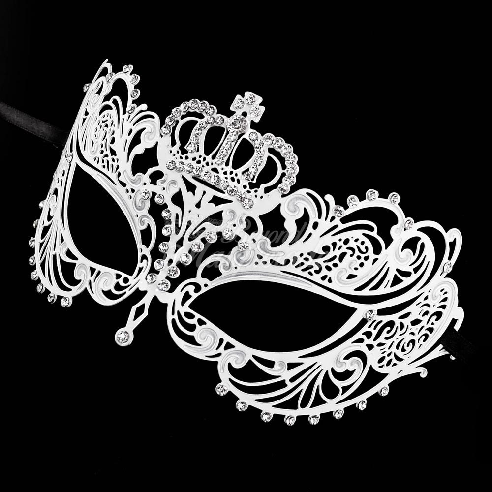 Masquerade Mask White Masquerade Mask Masquerade Ball Mask Etsy