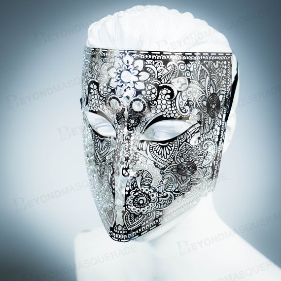 3 máscaras de disfraces para hombres, máscara veneciana de media cara para  fiesta de disfraces de Halloween/bola de Mardi Gras/fantasma de la ópera