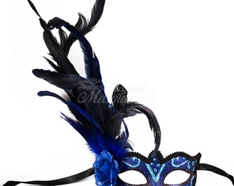 Party Masks, Mardi Gras Mask, Masquerade Mask, Mardi Gras, Masquerade Mask, Masquerade Ball Mask, Mardi Gras, 4everstore [Royal Blue]