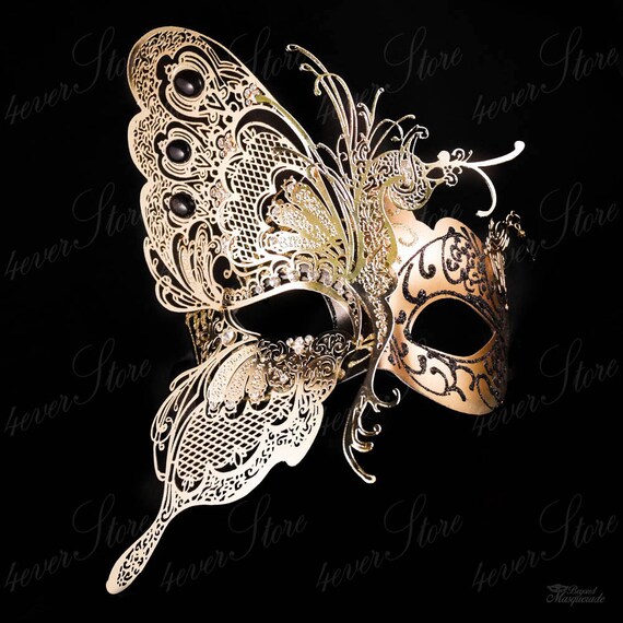 Masquerade Mask Butterfly Mask Masquerade Ball Mask Etsy