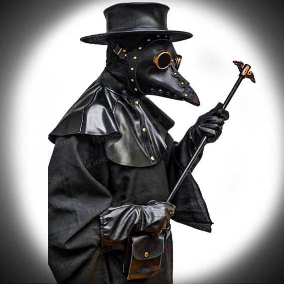 Plague Doctor Costume Full Halloween Mask Outfit - Etsy