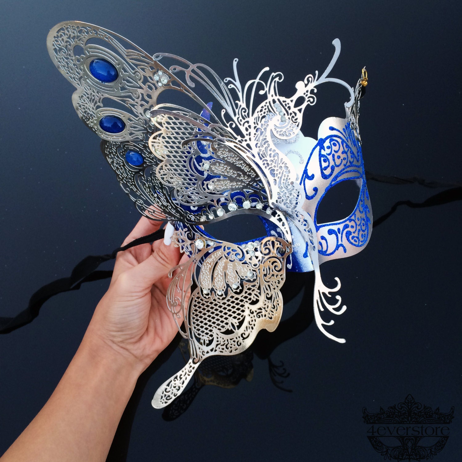 Masquerade Mask Elegant Butterfly Mask Masquerade Ball Mask Etsy