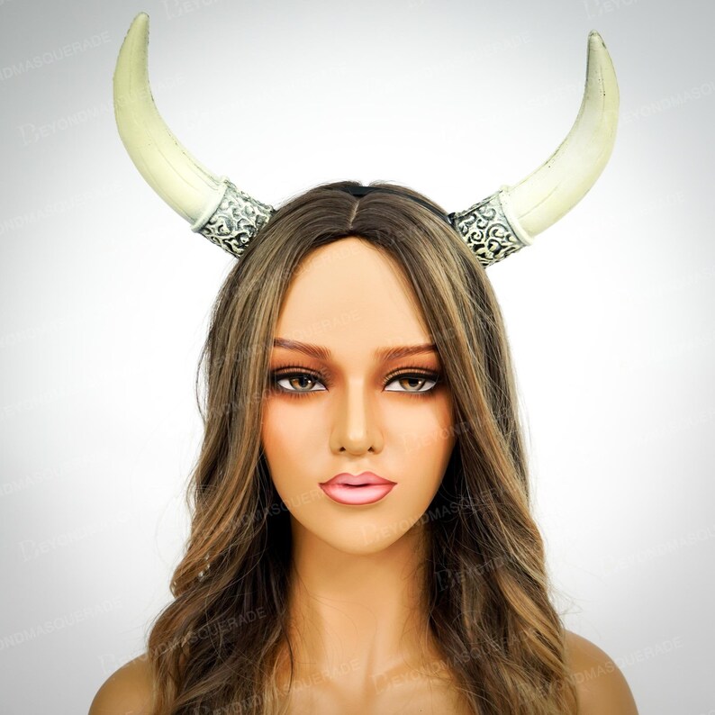 Viking Warrior Horns Headband Medieval Horns Halloween Costume Etsy