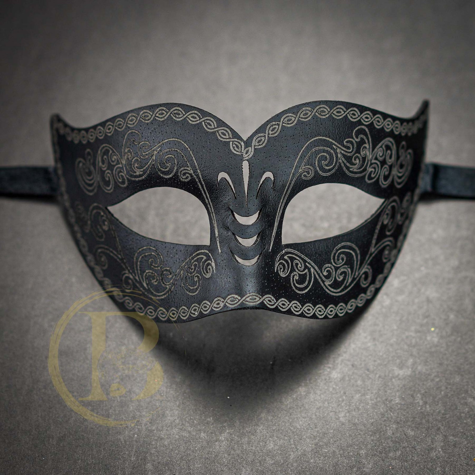 Mens Leather Masquerade Mask Leather Mask Men Masquerade Etsy