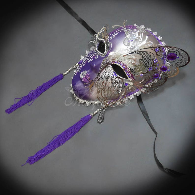 Masquerade Mask Mask Wall Decor Silver Masquerade Ball - Etsy