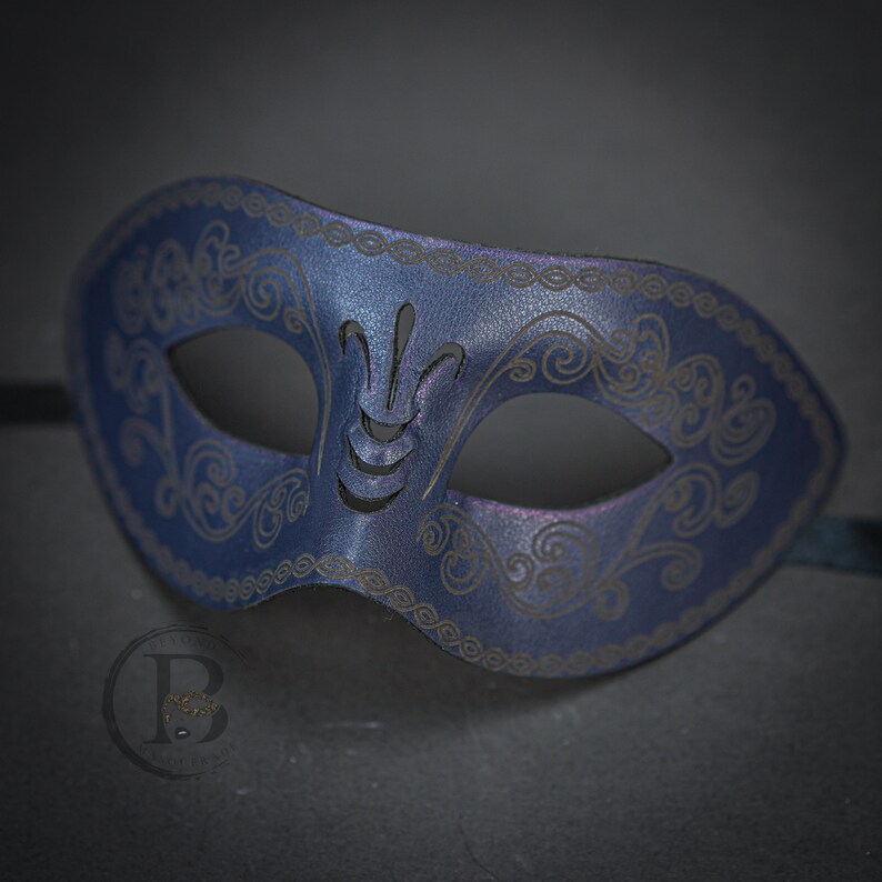 Mens Leather Masquerade Mask Masquerade Mask Leather Mask Etsy