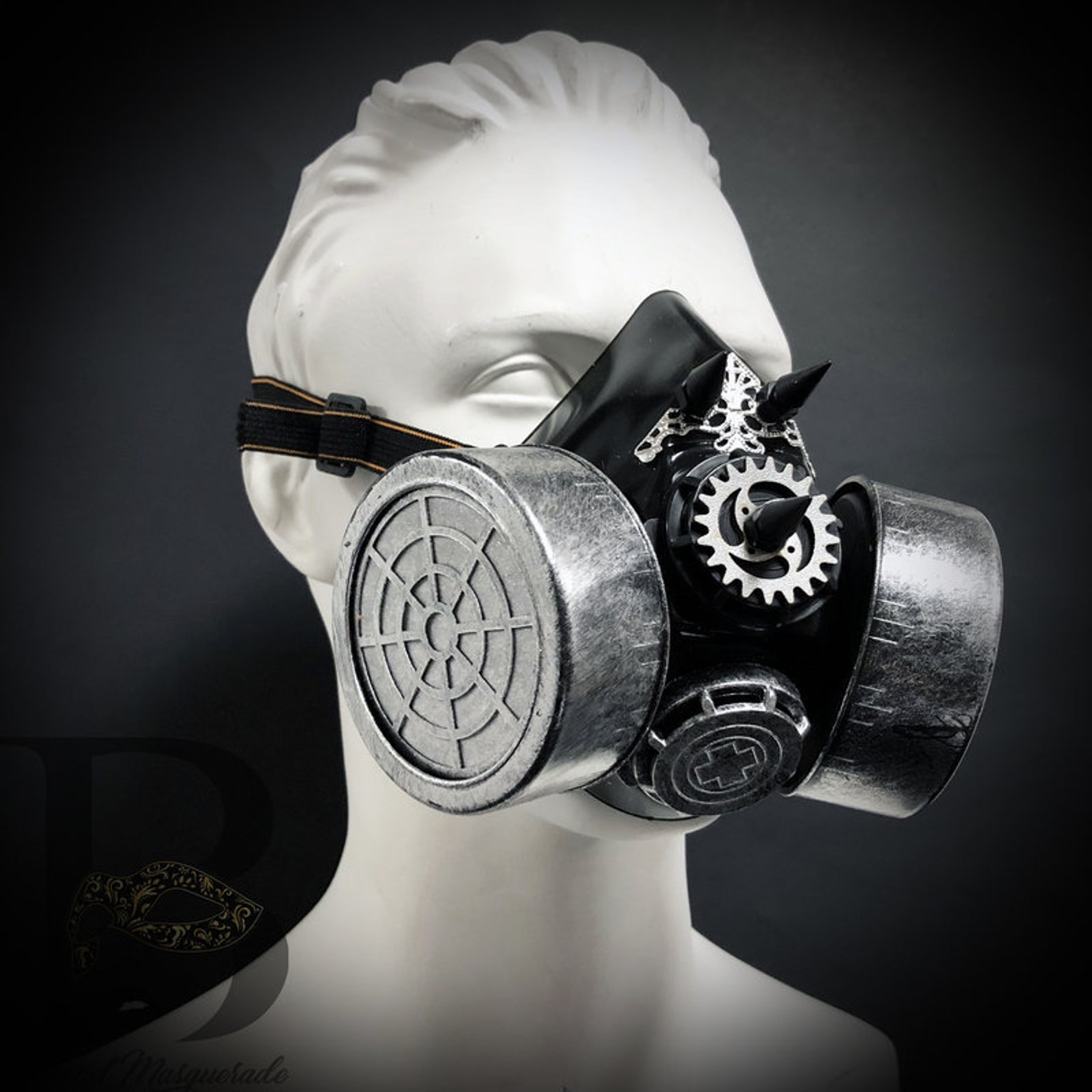 Respirator Mouth Mask Steampunk Masquerade Gas Mask Halloween Etsy