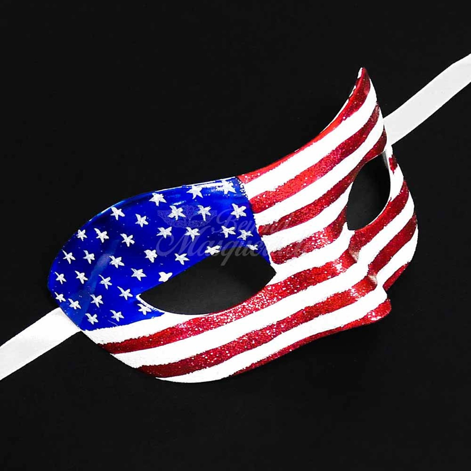 USA Masquerade Mask Flag of the United States Masquerade Ball Etsy