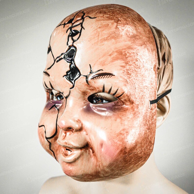 Scary Halloween Face Mask Scary Chucky Doll Mask