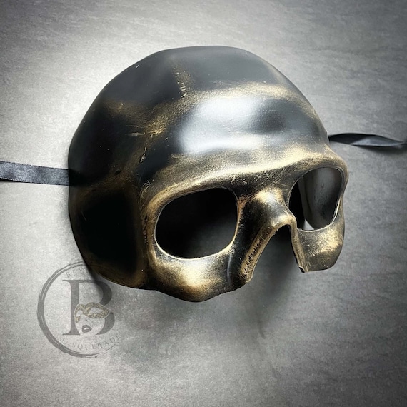 Gold Silver Skull Halloween Masquerade Mask For man and woman Costume Prom Party 