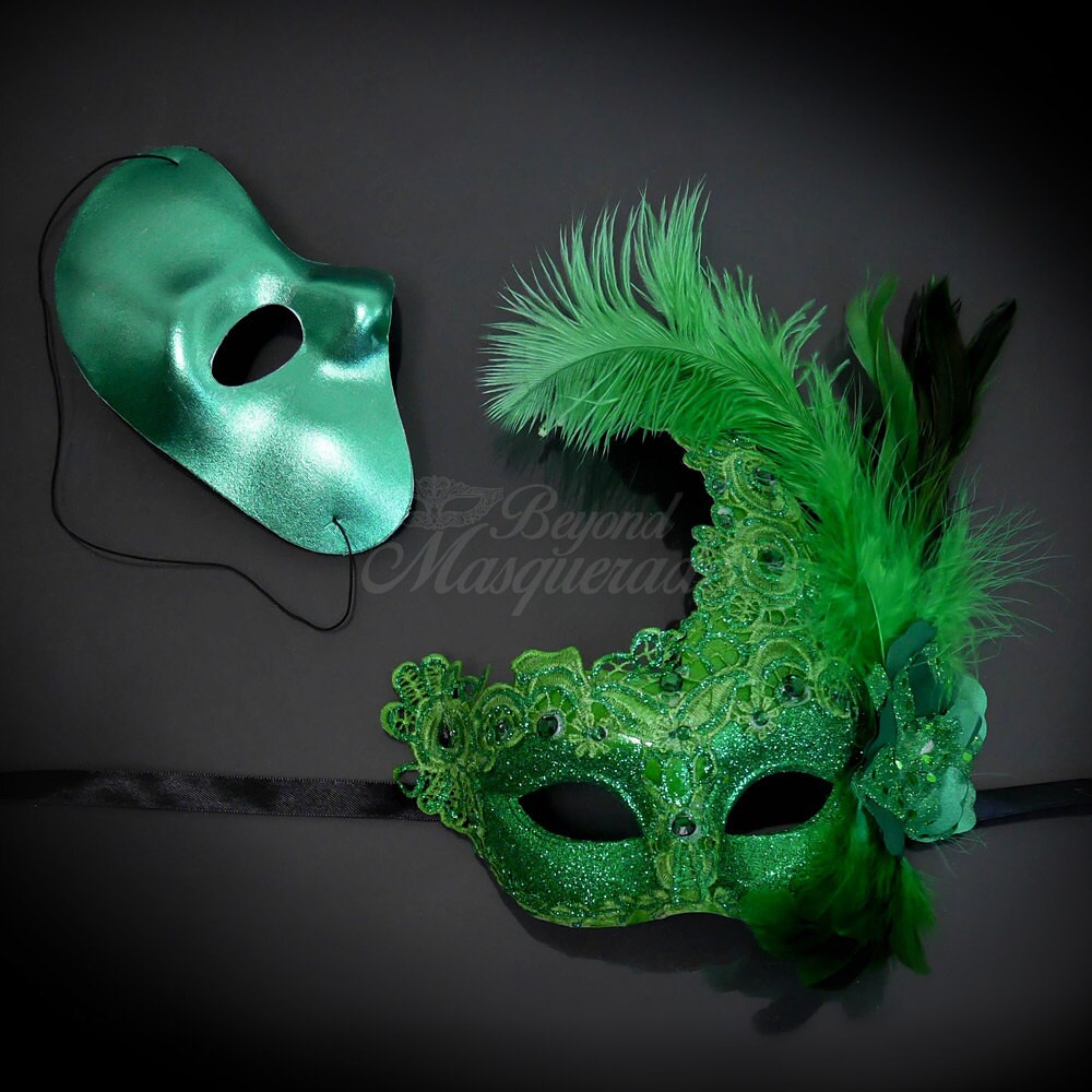 Masquerade Mask for Couple His & Hers Masquerade Mask Etsy