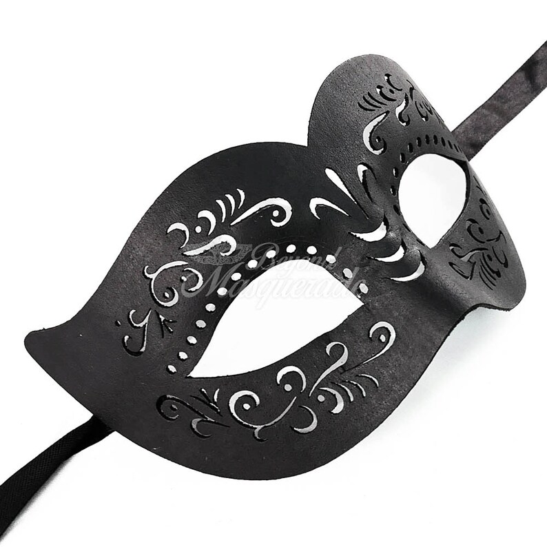 Mens Leather Masquerade Mask Masquerade Mask Leather Mask Etsy