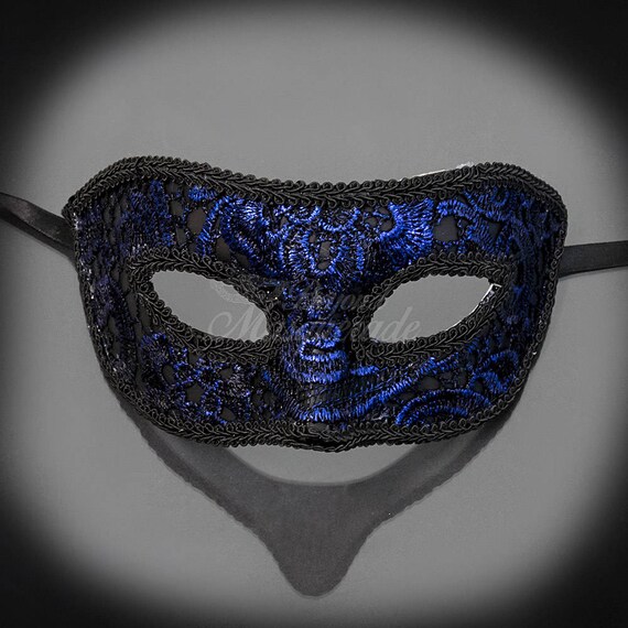 Mens Masquerade Mask Roman God Mask Black Masquerade Mask Etsy