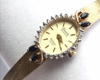 deauville diamond armitron quartz watch