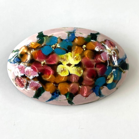 OOAK Artisan Abstract brooch