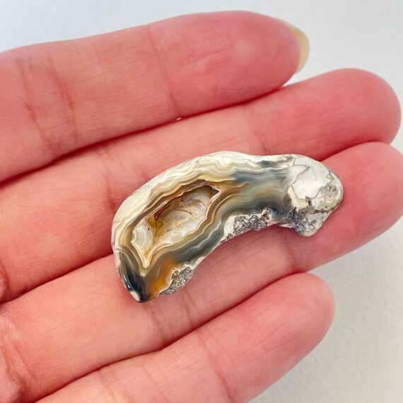 Natural Agate Slice Pin - image 8