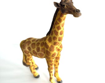 Realistic Giraffe Figurine | Safari Animal Decor | Wildlife Toy | Collectible Nature Lover Gift