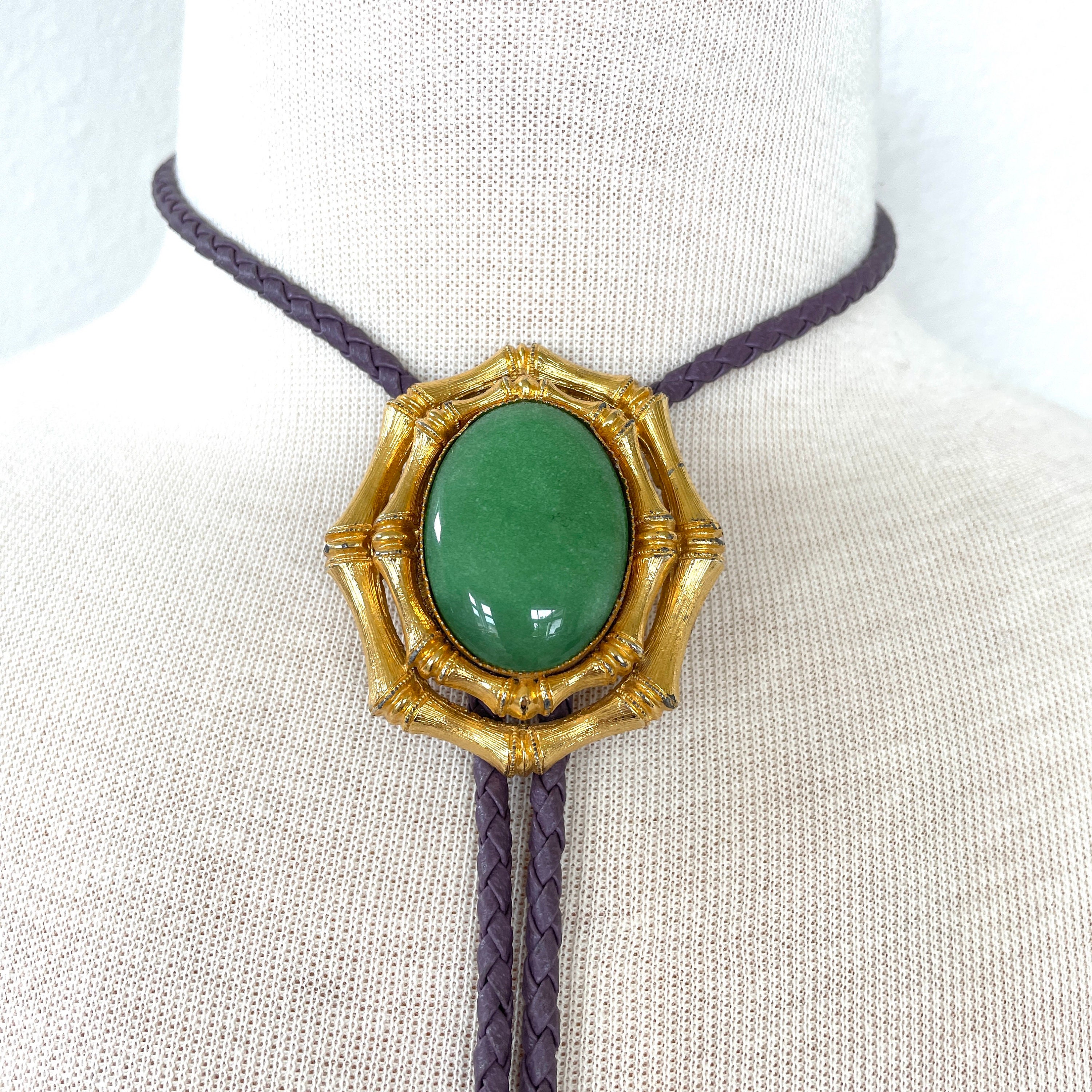 emerald bolo tie