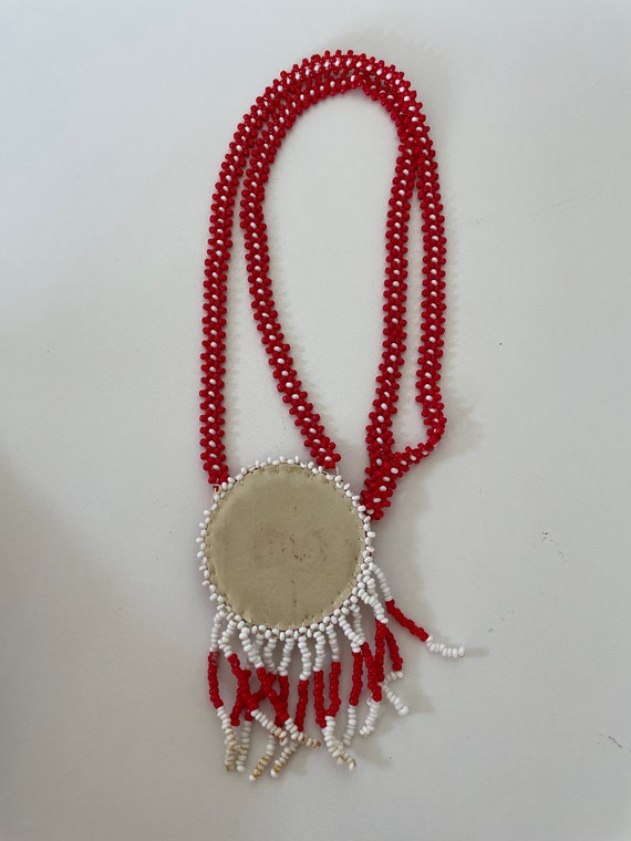 Native American Bead Necklace - image 2