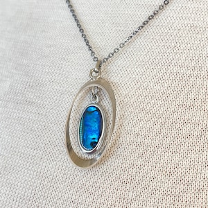 Blue Abalone Necklace