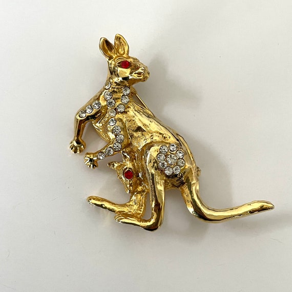 Vintage Kangaroo Brooch - image 7