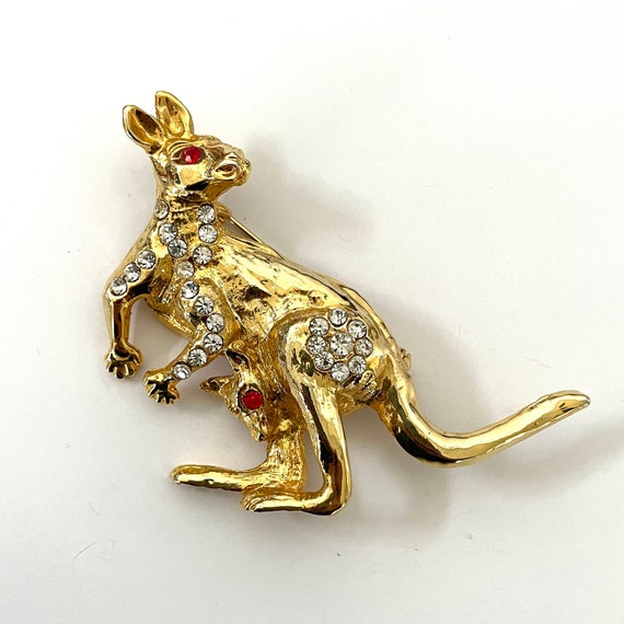 Vintage Kangaroo Brooch - image 1