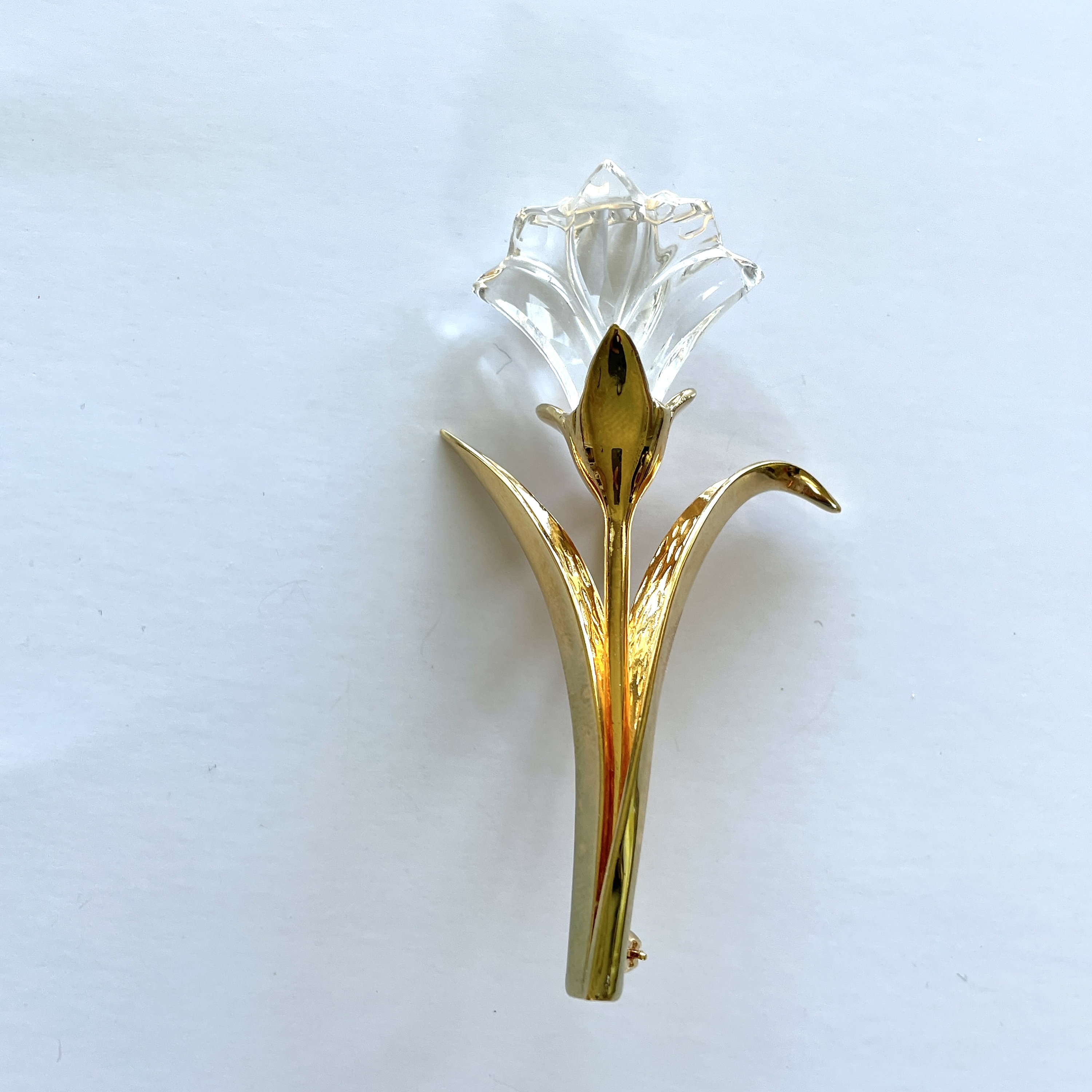Swarovski Crystal Flower Brooch - Etsy