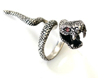 Sterling Serpent Ring