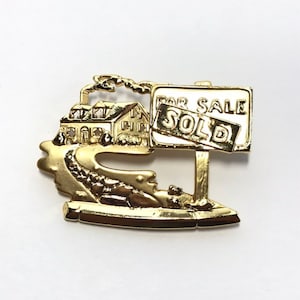 For Sale Sold House Brooch by AJC