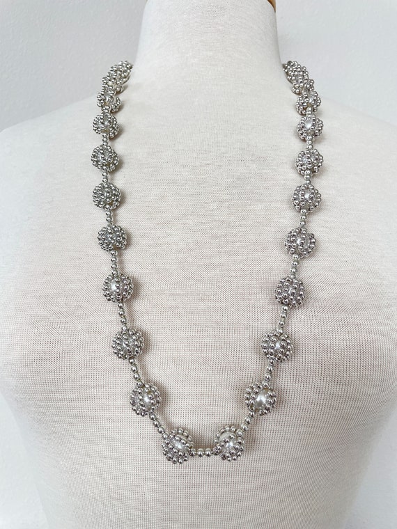 Vintage bead necklace - image 8