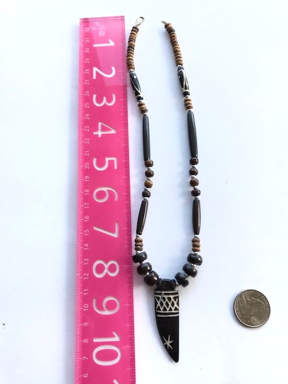 Wooden bead necklace - image 3