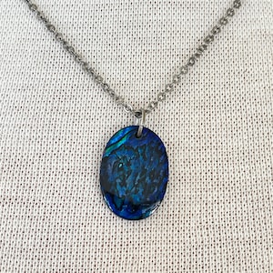 Blue Abalone Necklace